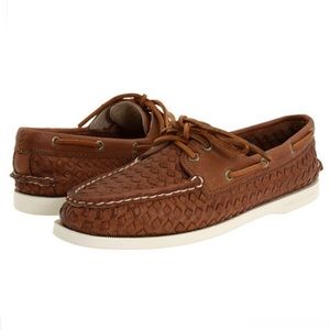 Sperry Top-Sider • Woven Leather Boat Shoes